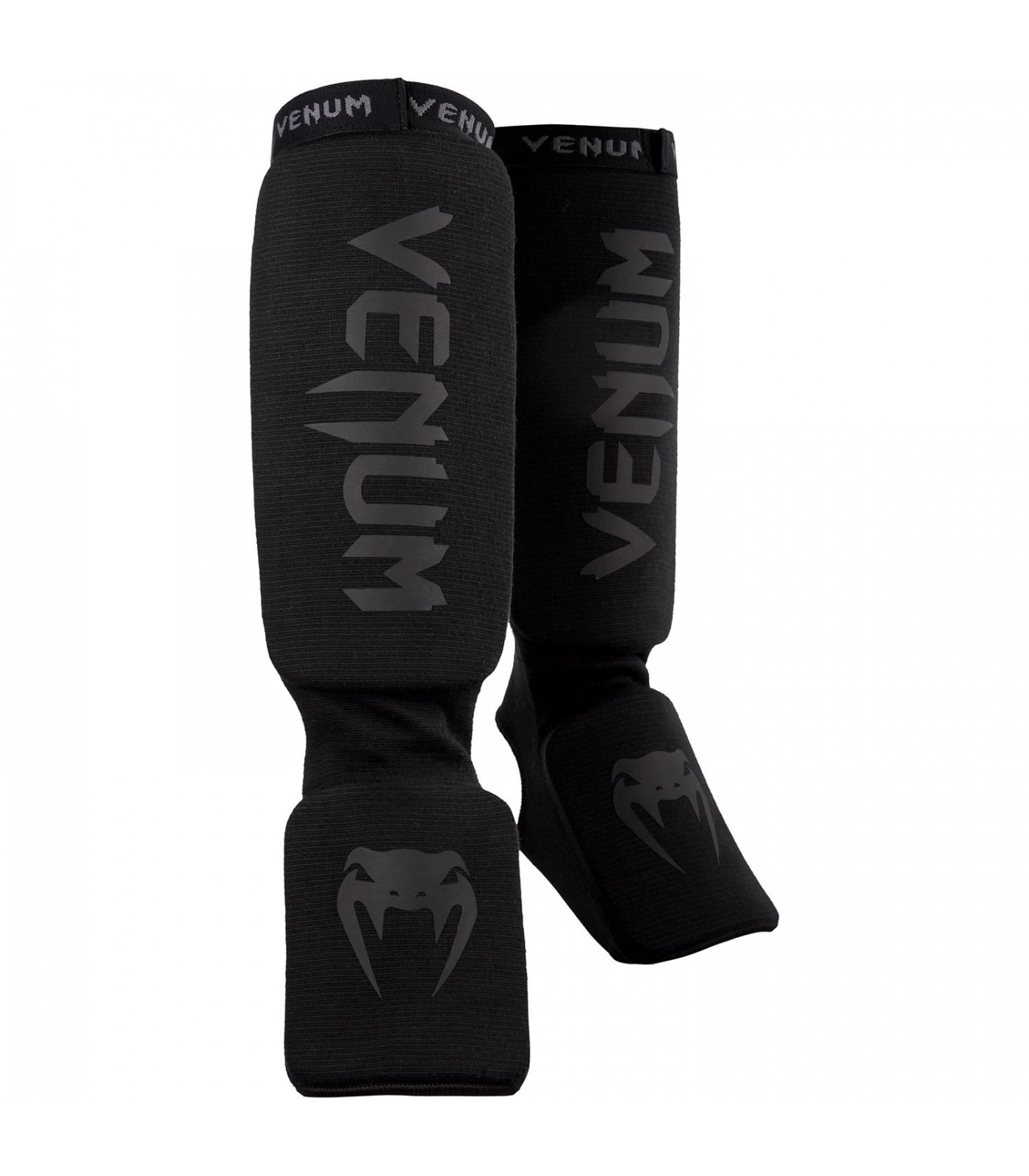 Протектори за Крака - VENUM KONTACT SHINGUARDS AND INSTEP - COTTON / BLACK / BLACK​